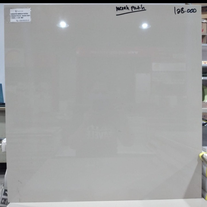 Granite Merah Putih Cream Polos 60x60